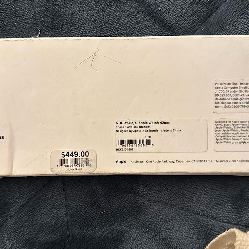 BRAND NEW Apple 42mm Space Black Link Bracelet